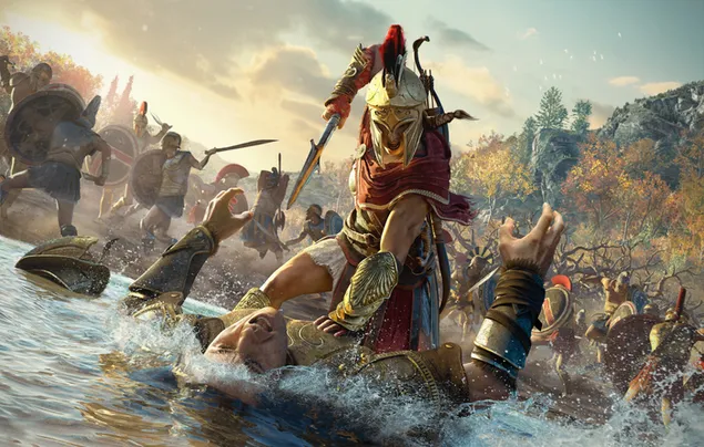 Assassin's Creed Odyssey - Kassandra in de strijd