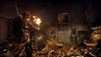 Assassin's Creed Origins - Tesouro de ouro 4K papel de parede