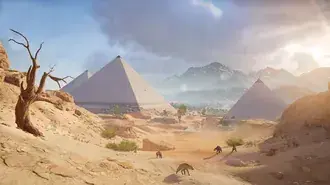 Assassin's Creed Origins - Pyramiden 4K Tapeten