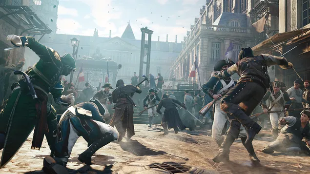Assassin's Creed Unity - Assassins in battle