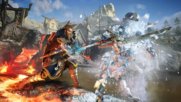 Assassin's Creed Valhalla: Dawn of Ragnarök - Odin 4K achtergrond
