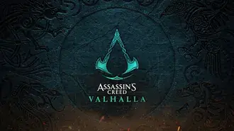 Tapeta Assassin's Creed Valhalla - Logo 4K