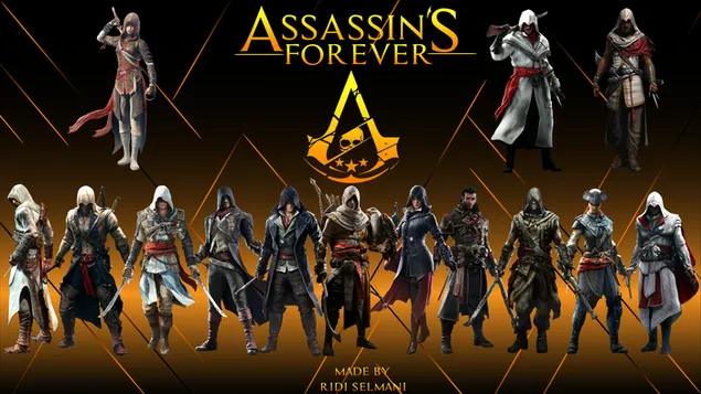 Assassin's forever Creed 4K wallpaper