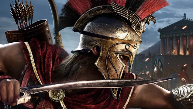 Assassins Creed Odyssey - Alexios in der Schlacht herunterladen
