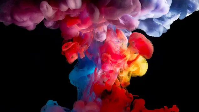 Rauch in verschiedenen Farben 4K Hintergrundbild