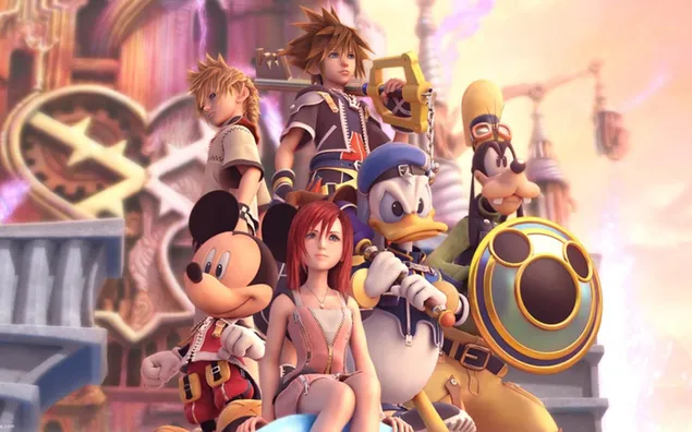 Verschiedene Disney-Charaktere Illustration, Sora (Kingdom Hearts) herunterladen
