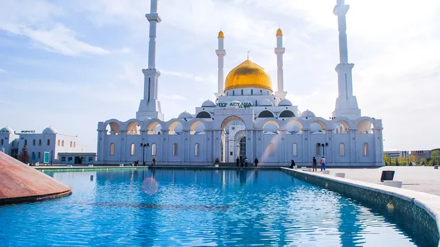 Nhà thờ Hồi giáo Astana Minaret Kazakhastan