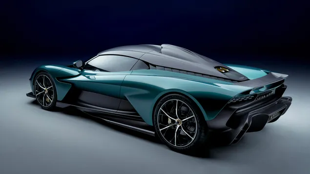 Aston Martin Valhalla 2022 achter- en zijaanzicht