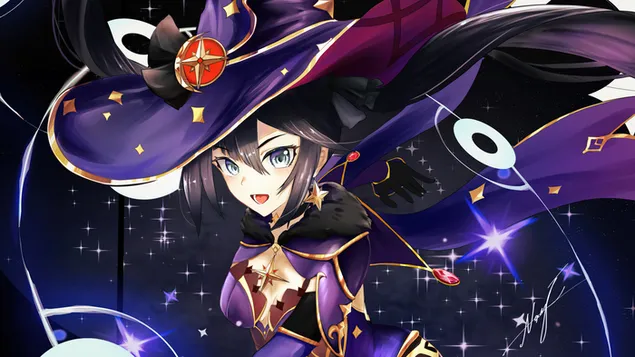 占星家 'Mona' | Genshin Impact（動漫電子遊戲） 4K 壁紙