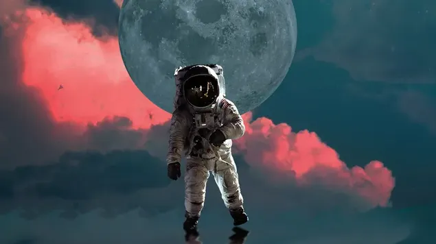 Astronot : bulan di bumi unduhan