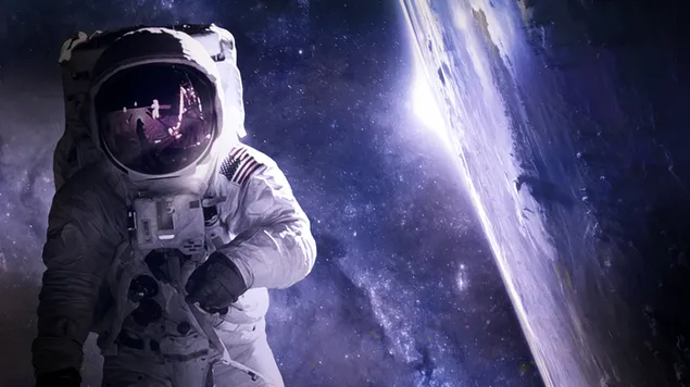 Astronauten en het universum
