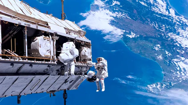 宇宙飛行士 4K 壁紙