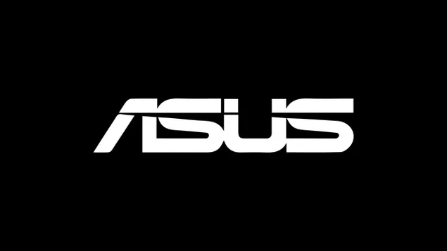 Asusの黒と白のロゴ ダウンロード