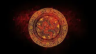 Tapeta Umělecké LOGO „Asus Razer“ Mandela 4K