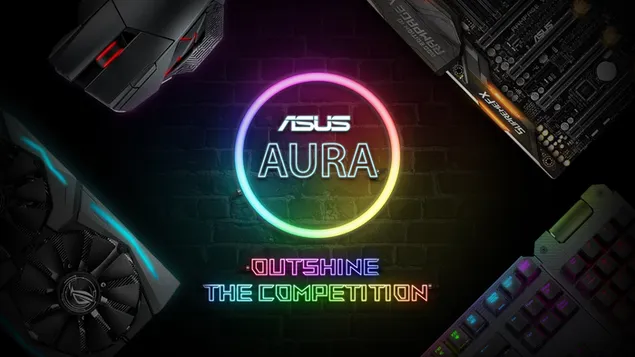 Asus ROG (Oyuncular Cumhuriyeti) - Asus 'AURA Sync' Rekabeti Gölgede Bırakıyor 4K duvar kağıdı