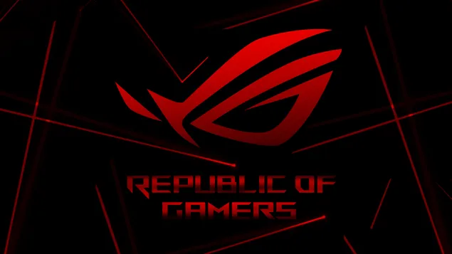 Asus ROG (Republic of Gamers) - LOGO Merah Darah Asus