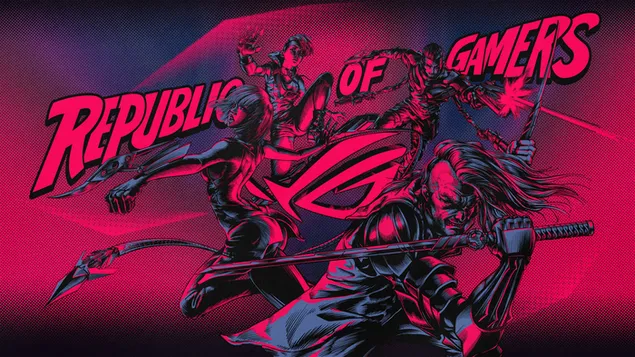 Asus ROG (Republic of Gamers) - Asus Cyber Comix 4K wallpaper