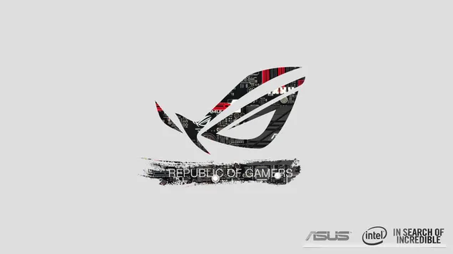 Asus ROG（ゲーマー共和国）-Asus Retro LOGO ダウンロード