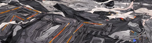 Asus ROG(Republic of Gamers) - Asus 'Zephyrus' CACHOU 타이페이 사이버 시티 4K 배경화면