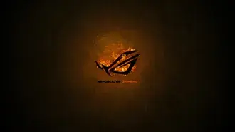 Asus ROG (สาธารณรัฐเกม) - Burning Logo 4K วอลเปเปอร์