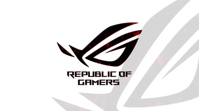 Asus ROG (Republic of Gamers) - LOGOTIPO de ojos oscuros