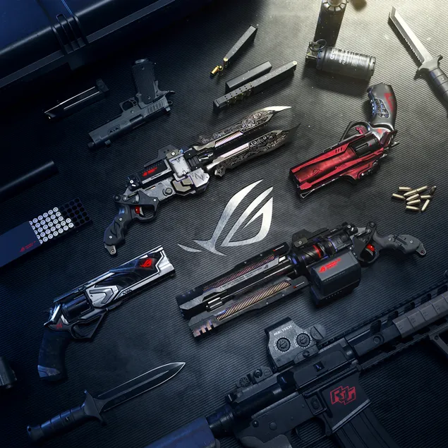 Asus ROG (Republic of Gamers) - Cuatro jinetes del Apocalipsis 4K fondo de pantalla