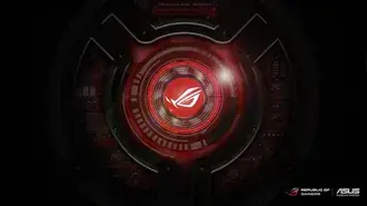 asus rog (republic of gamers) - logo graficke karty 3d cabinet stahnout