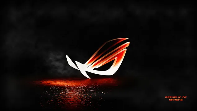 Asus ROG (Republic of Gamers): logotipo temático de lava