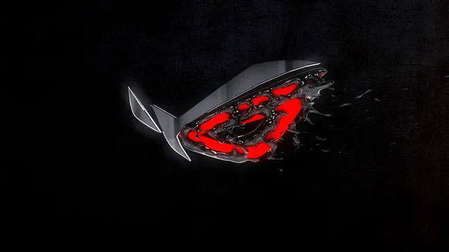 Asus ROG (Republic of Gamers) - Melting Dark Metal Logo download