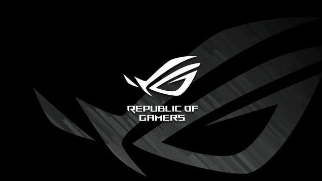 Asus ROG (Republic of Gamers) - ROG クラシックダークロゴ 4K 壁紙