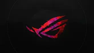 Tapeta Asus ROG [Republika hráčů] - ROG Dark Glitchy Red LOGO 4K