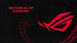 Tapeta Asus ROG (Republic of Gamers) - ROG Dark Neon Red LOGO 4K