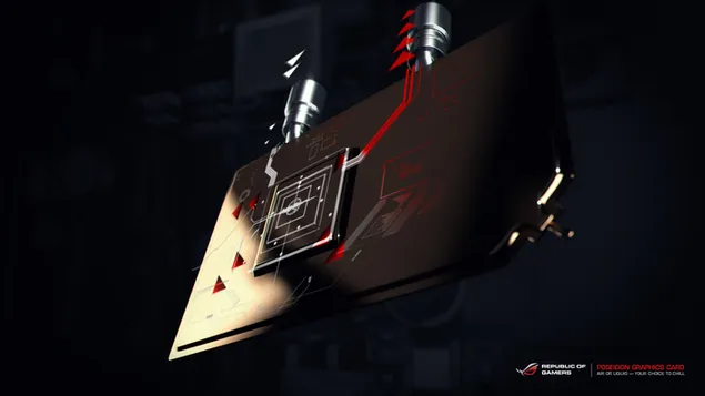 Asus ROG [Republika igrača] - ROG Poseidon GTX grafička kartica 1080Ti 4K pozadina