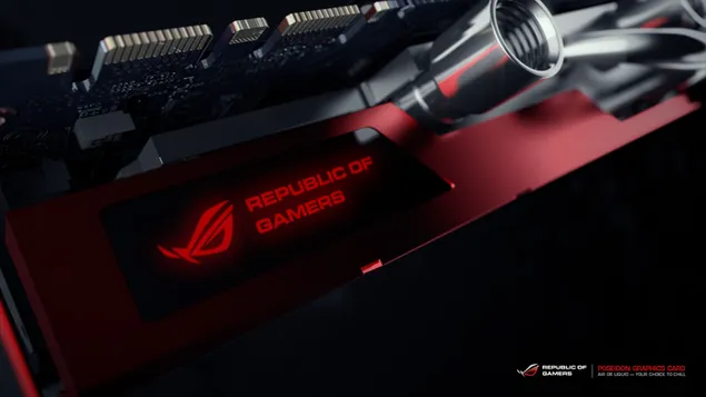 Asus ROG [Republika igrača] - ROG 'Poseidon' GTX grafička kartica 1080Ti 4K pozadina