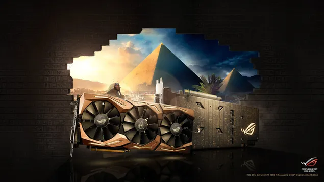 Asus ROG (Republika igrača) - ROG Strix GeForce GTX grafička kartica 1080Ti ACO Edition 4K pozadina