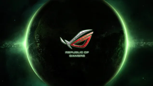 Asus ROG (Republik vu Spiller): Space Logo 4K Tapeten