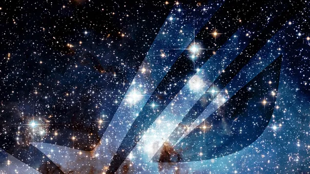 Asus ROG (Repubblica dei giocatori) - Starry Sky LOGO 4K sfondo