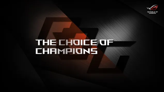 Asus ROG (Republic of Gamers) - The Choice of Champions