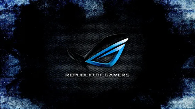 Asus ROG (Republic of Gamers) : Winter Themed Logo 4K wallpaper