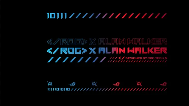 Asus ROG (Republic of Gamers) X Alan Walker 4K wallpaper