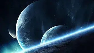 Atmosfera, espaço sideral, planeta, cosmos, universo, terra, fenômeno 2K papel de parede