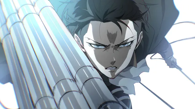 Páipéar balla Ionsaí ar Tíotán (Anime) - Levi Ackerman an Saighdiúir is Láidre Daonnachta4K