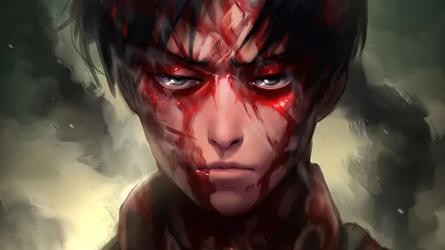 Attack On Titan - Levi Vs Titan HD wallpaper download