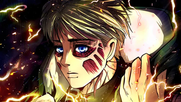 進擊的巨人 - Armin Arlert Titan Transformation 4K 壁紙