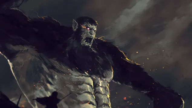 Attack On Titan - 비스트 타이탄(Zeke Yeager) 4K 배경화면