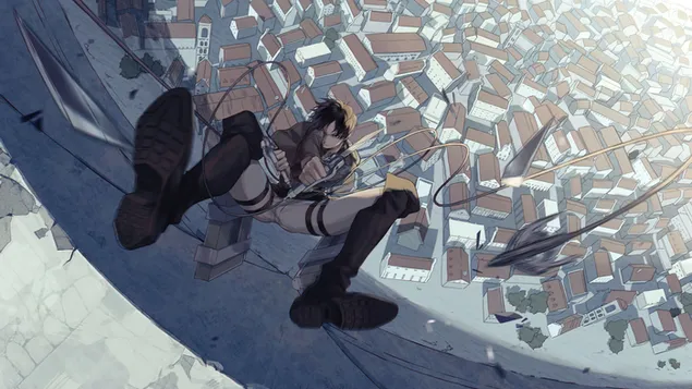 Attack On Titan - Eren Yeager อะนิเมะ 4K วอลเปเปอร์