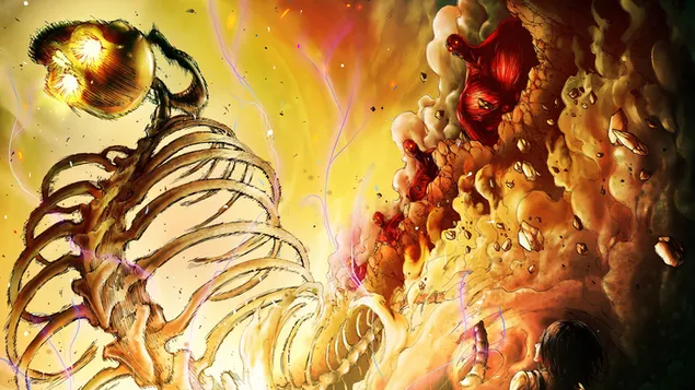 هجوم العمالقة - مؤسس تيتان 4K خلفية