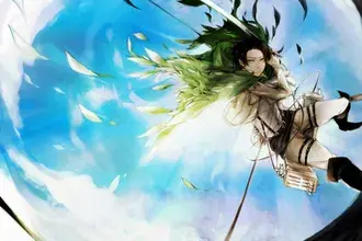 Attack On Titan - Cel mai puternic soldat al umanității Levi HD imagine de fundal