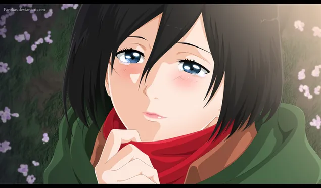 Attack On Titan - Mikasa Ackerman (104º Membro do Corpo de Treinamento) 2K papel de parede