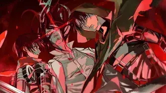 Attack on Titan - Mikasa Ackerman, Eren Yeager & Levi Ackerman 4K wallpaper